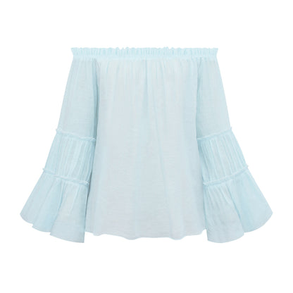 Casual Off The Shoulder Summer Long Sleeves Women Blouses