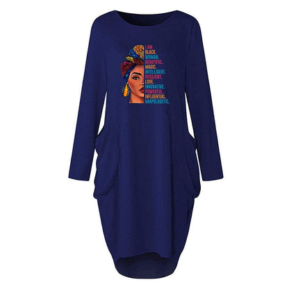 African Casual Round Neck Plus Sizes Top Blouses