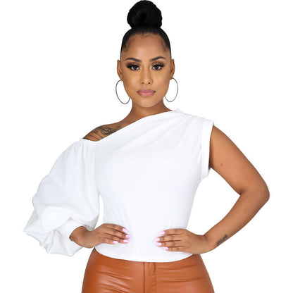 Summer Irregular Designed Blouses Shirts