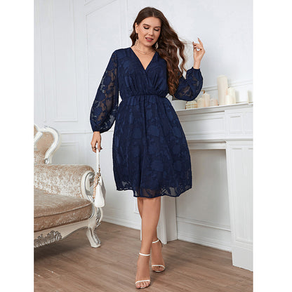 Designed Plus Sizes Lace Dresses