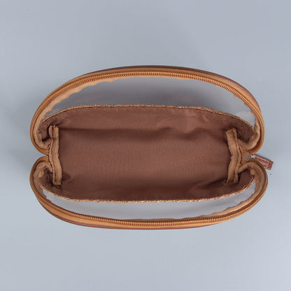 Portable Woven Women Transparent Make Up Bags for Traveling
