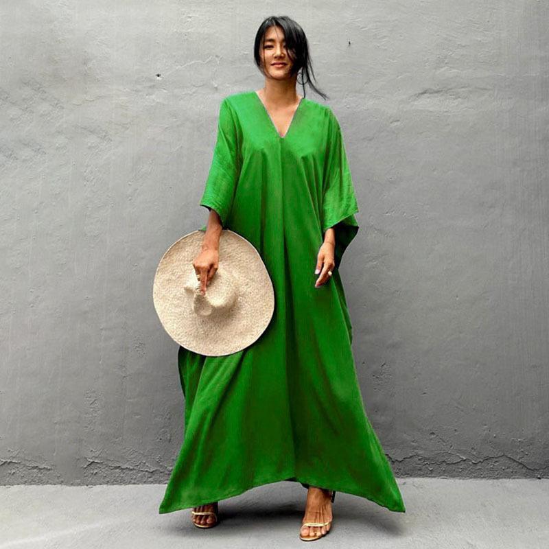 Casual Summer Holiday  Long Romper Cover Up Dresses