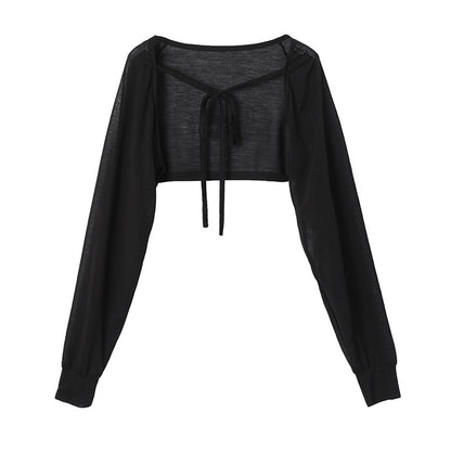 Summer Sun Proof Long Sleeves Cape Tops