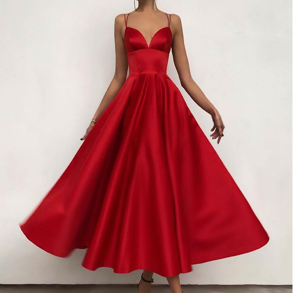 Simple Classy High Waist Summer Dress-STYLEGOING