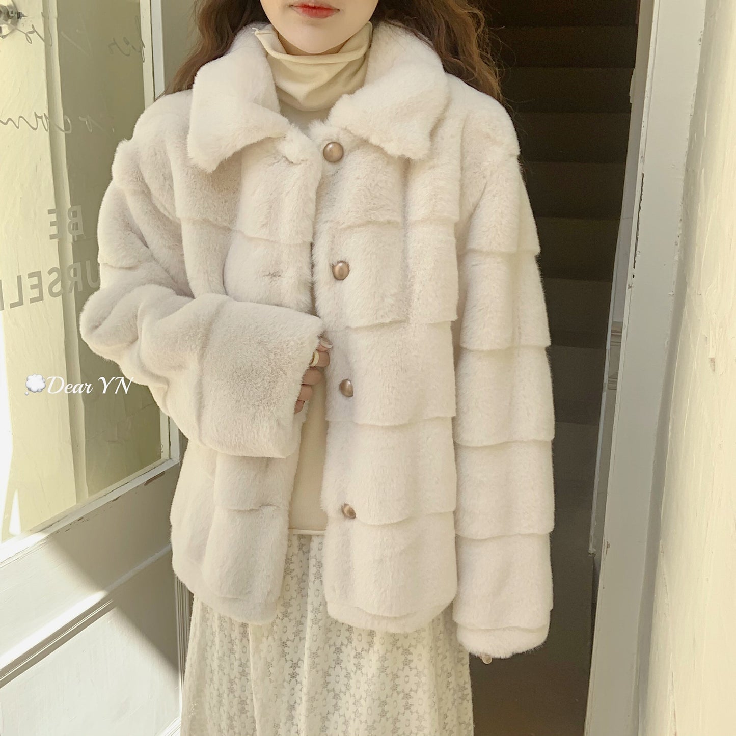 Winter Artificial Fur Overcoats for Women
