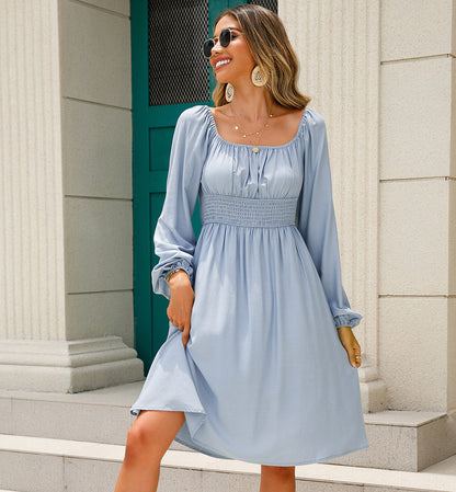 Off The Sholuder Fall A Line Dresses