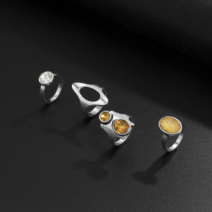 Punk Style Vintage Ring Set for Women