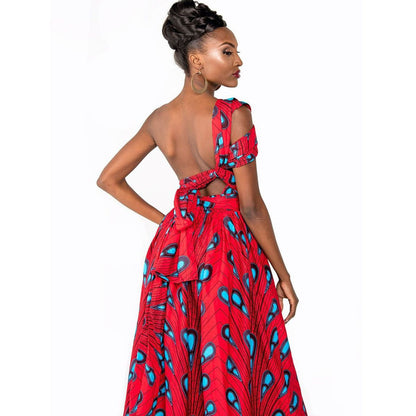 African Girl DIY Sexy Bangdage Women Jumsuits