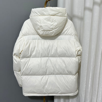 Winter Down Fashion Overcoats with Hats