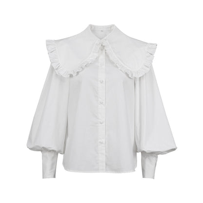 White Princess Women Long Sleeves Shirts