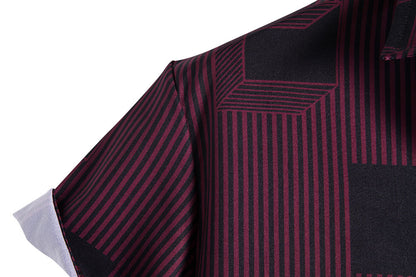 Casual Summer Short Sleeves Striped Shirts