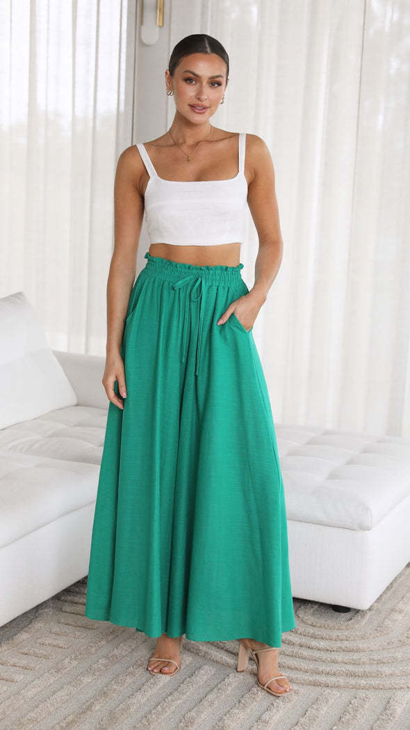 Casual Summer Wide Legs Long Pants for Women
