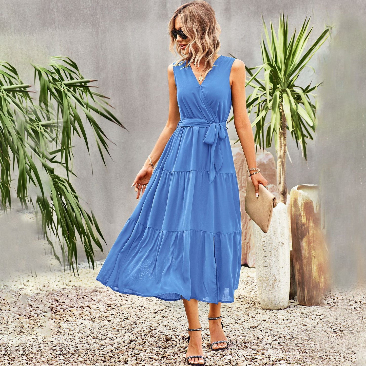 Elegant Sleeves Long Maxi Dresses