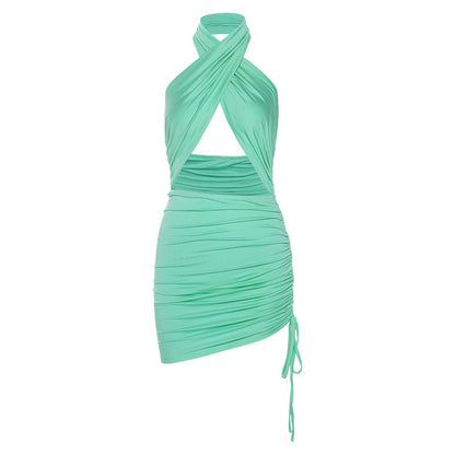 Sexy Halter Backless Summer Bodycon Dresses