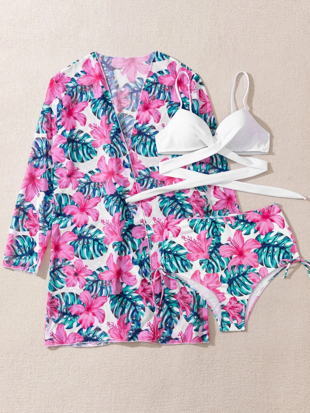Sexy Women Bikini Swimwear 3pcs/Set