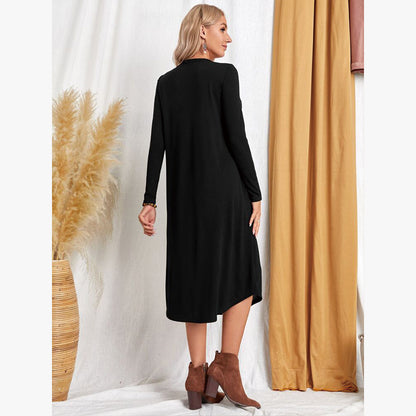 Casual Long Sleeves Midi Dresses for Women