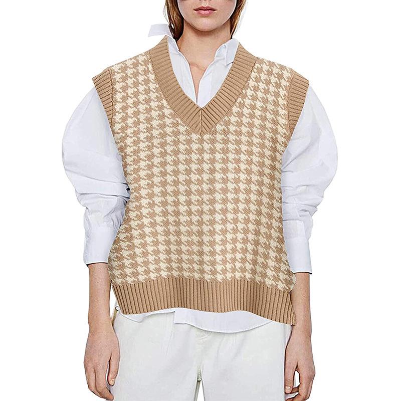 Fashion Sleeveless Women Knitting Vest