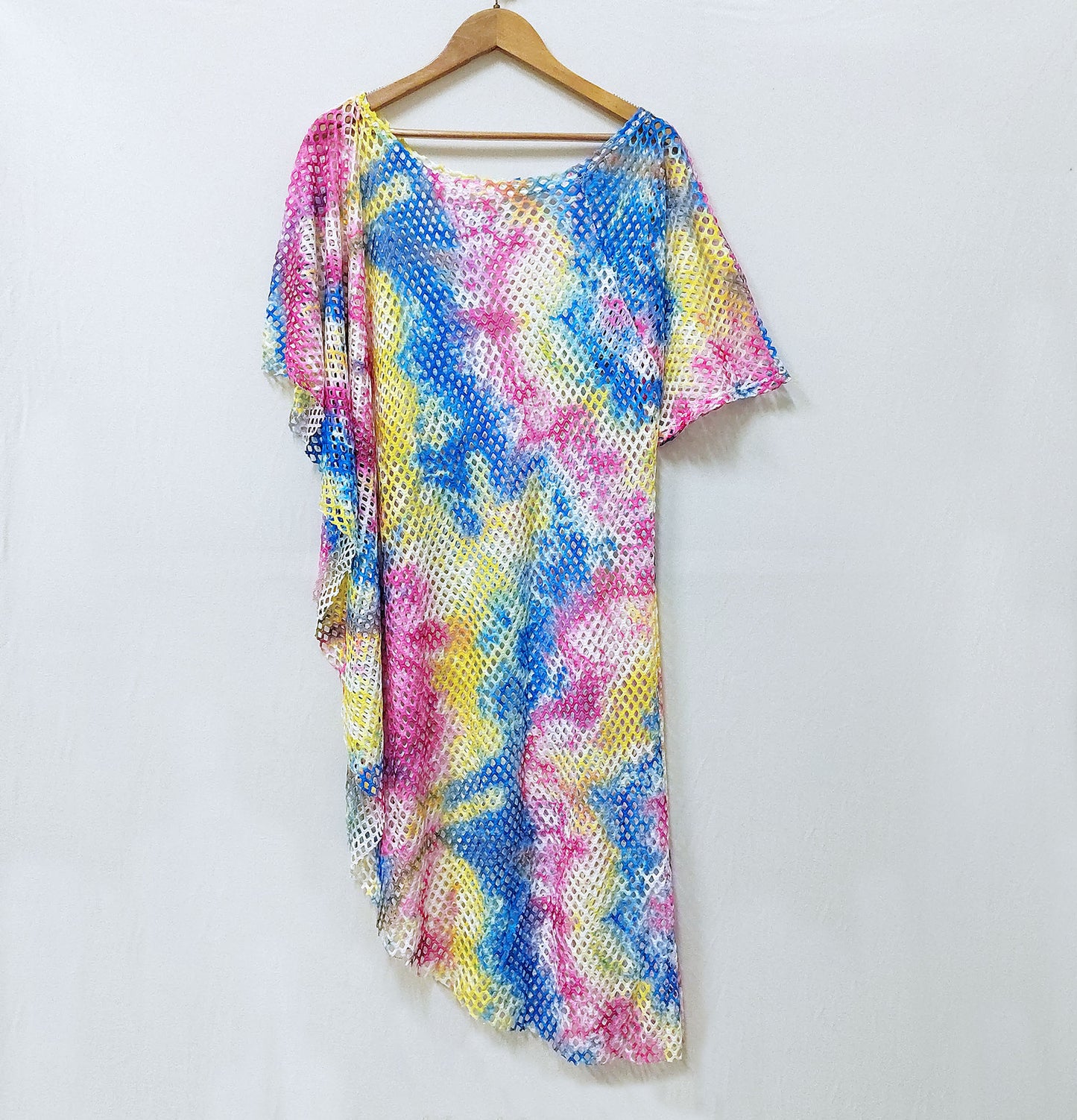 Irregular Off The Shoulder See Through Summer Beach Cover Ups