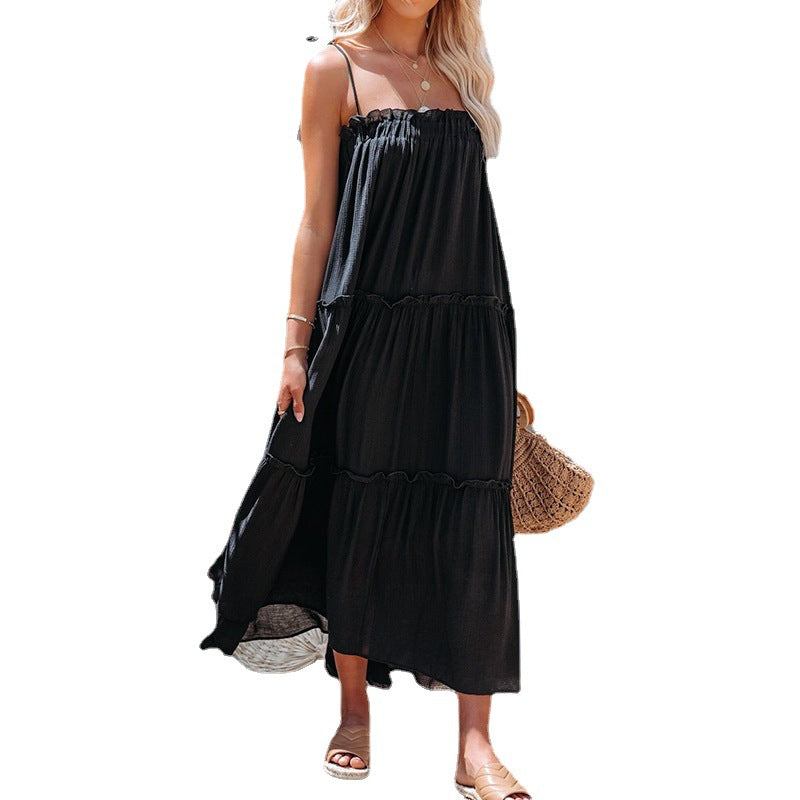 Casual Summer Strapless Beach Dresses