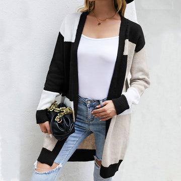 Women Plus Sizes Knitting Cardigan Coats