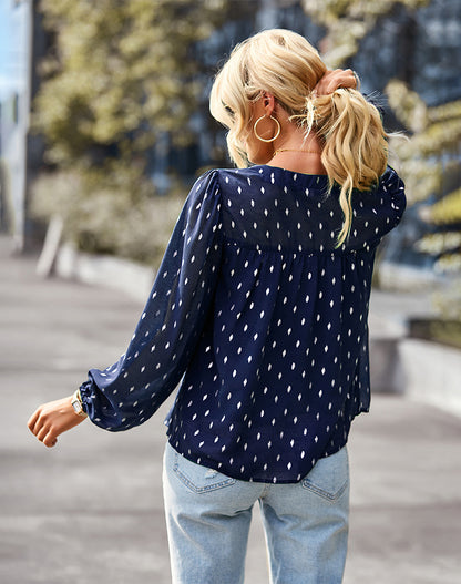 Casual Women Long Sleeves Blouses