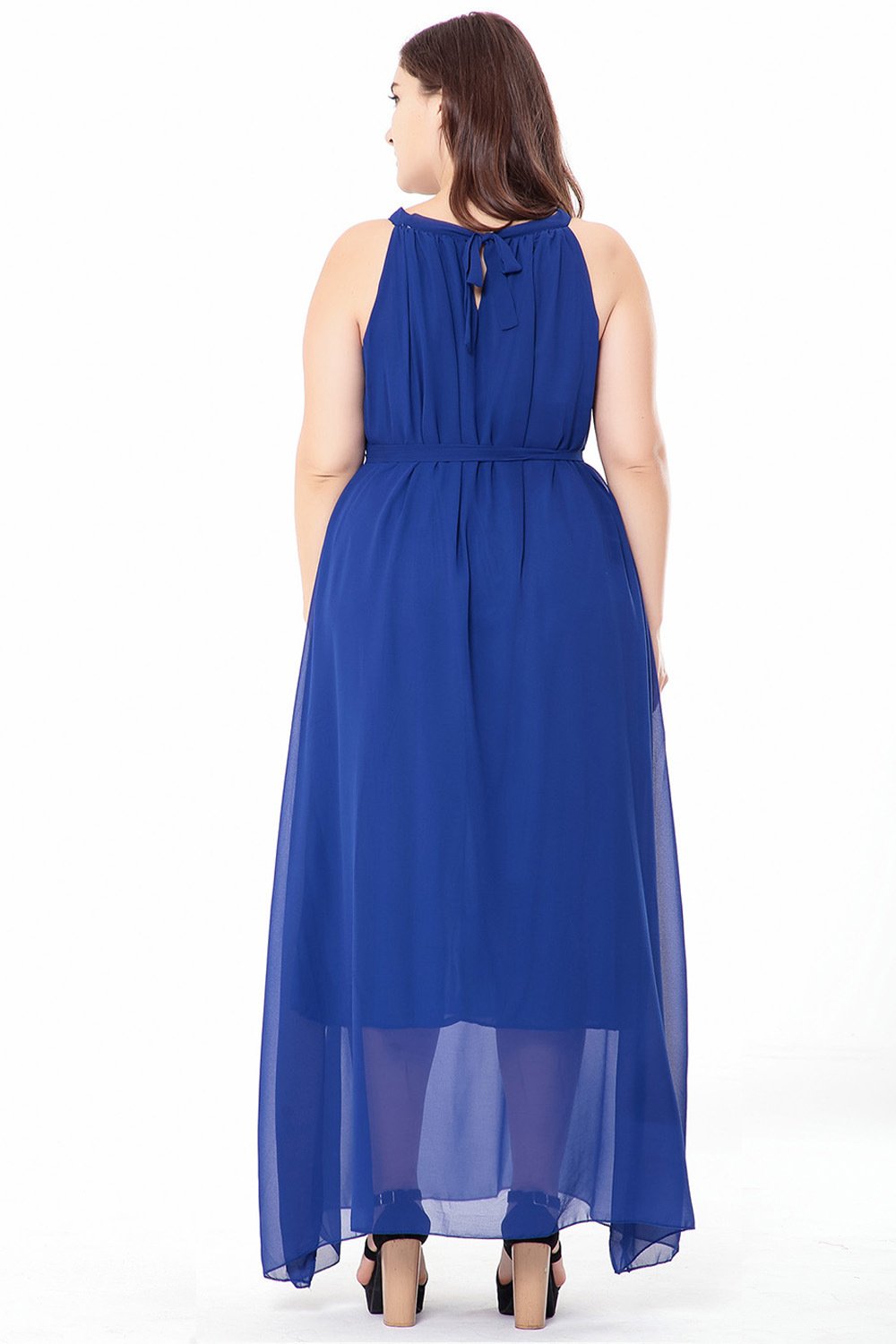 Summer Boho Plus Sizes Chiffon Dresses-STYLEGOING
