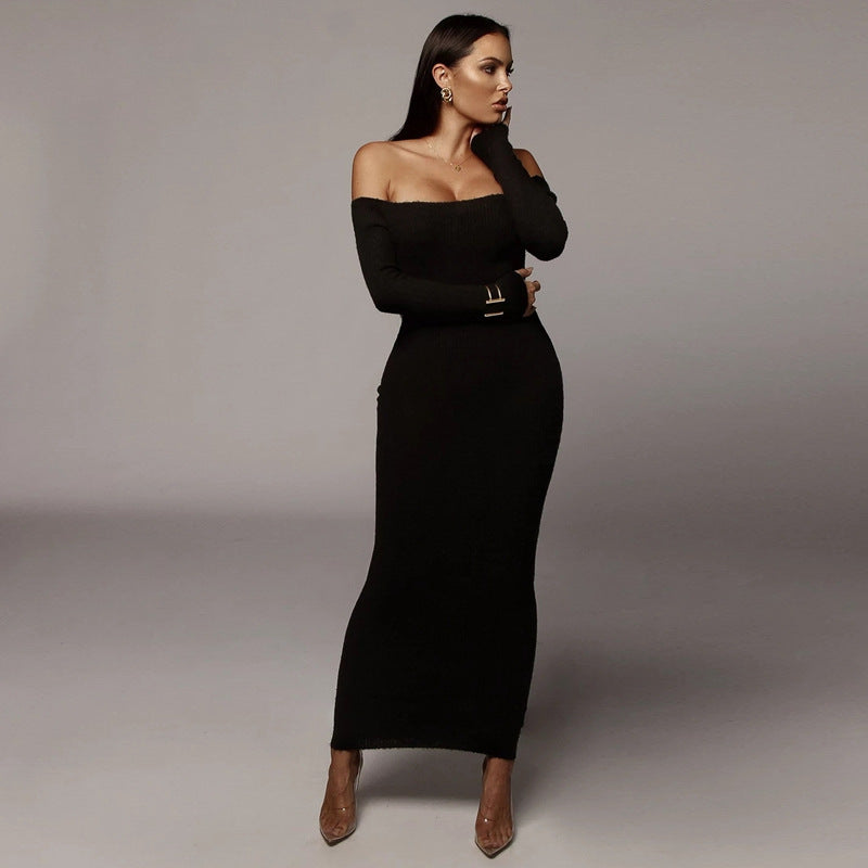 Sexy Off The Shoulder Backless Long Dresses
