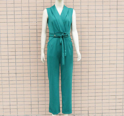Sexy Sleeveless Office Lady Jumpsuits