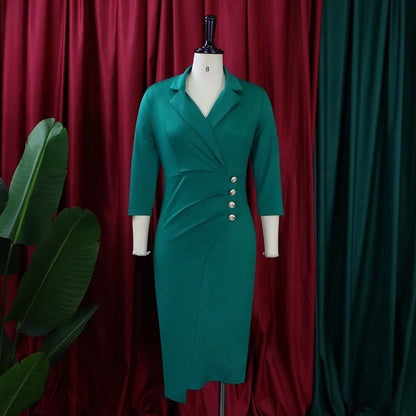 Elegant Office Lady Pencil Sheath Dresses