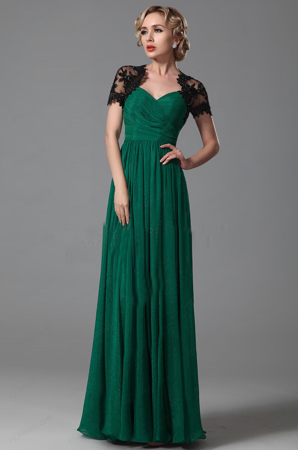 Elegant Chiffon Long Evening Dresses