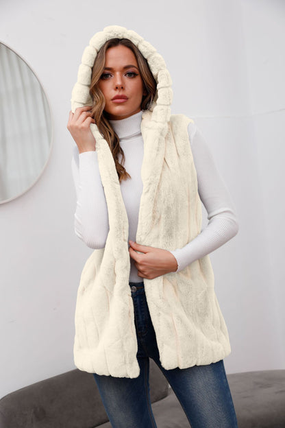 Fashion Artificial Fur Winter Sleeveless Vest