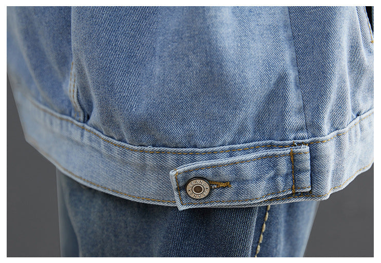 Casual Plus Sizes Fall Denim Vest for Women