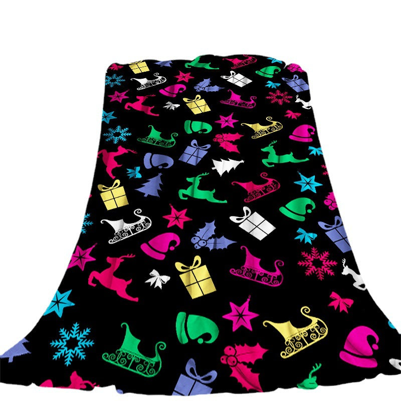 Merry Christmas Soft Fleece Throw Blankets