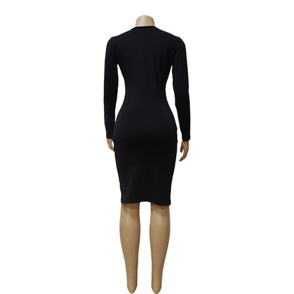 Sexy Drawstring Design Sheath Dresses for Women