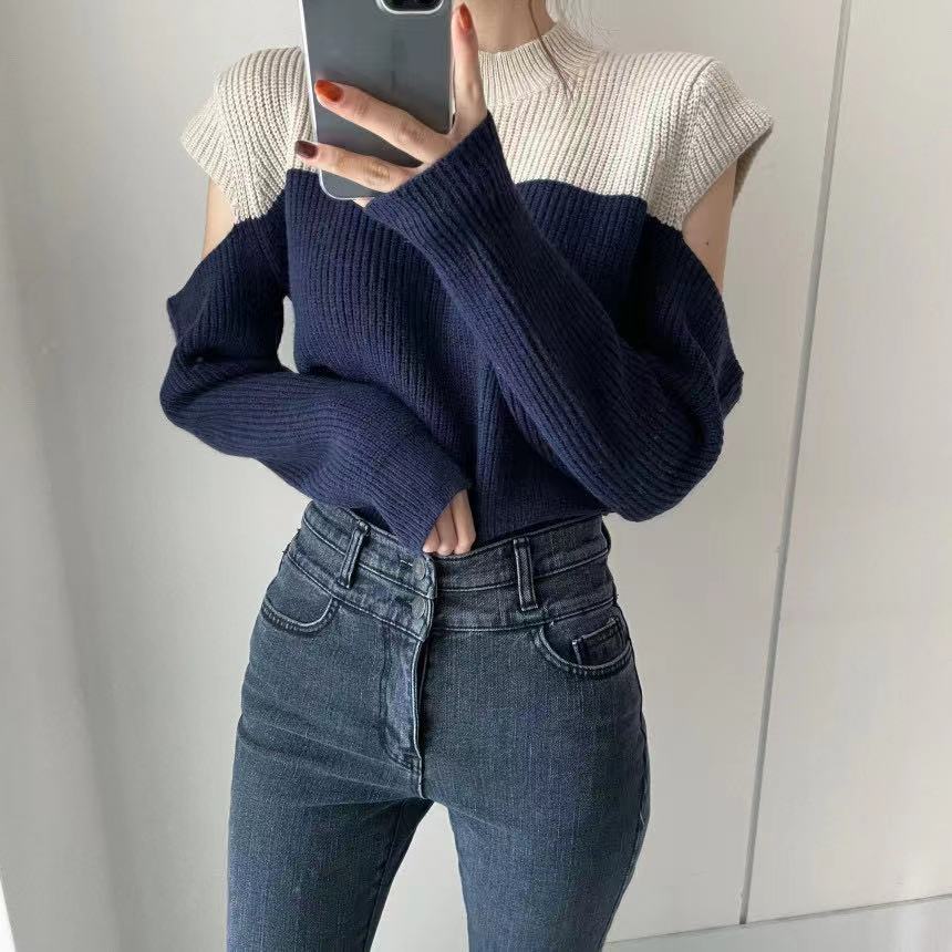 Sexy Women Fall Knitted Sweaters