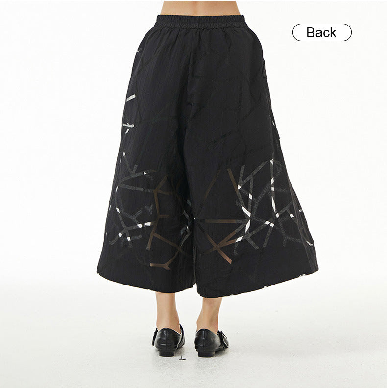 Summer Leisure Plus Sizes Wide Legs Pants