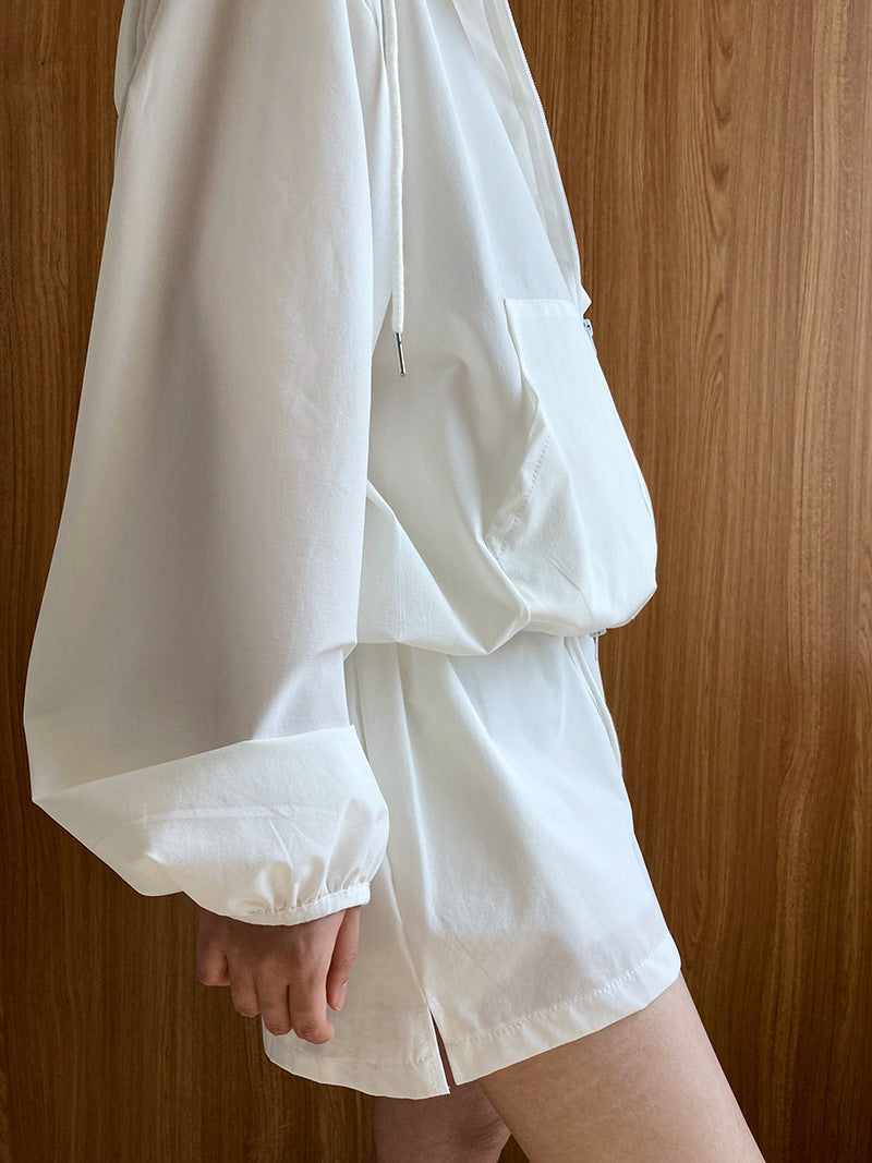 Casual Sports Women Sun Proof Summer 2pcs Out Suits