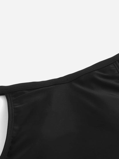 Sexy High Waist Two Pieces Summer Bikini Swimsuits