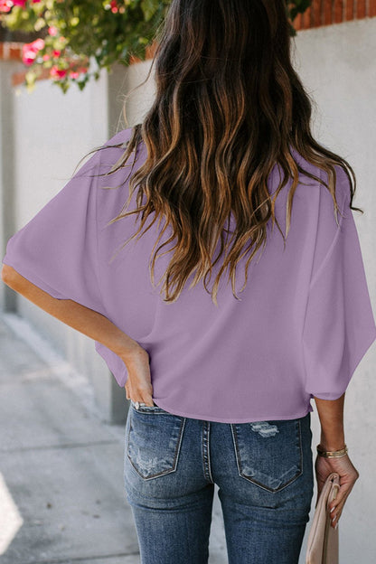 Summer Women Chiffon Leisure Blouses Shirts
