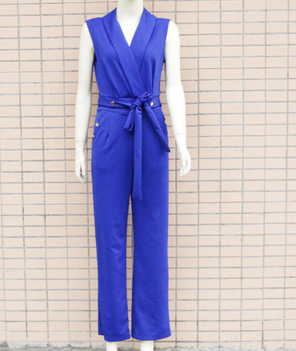Sexy Sleeveless Office Lady Jumpsuits
