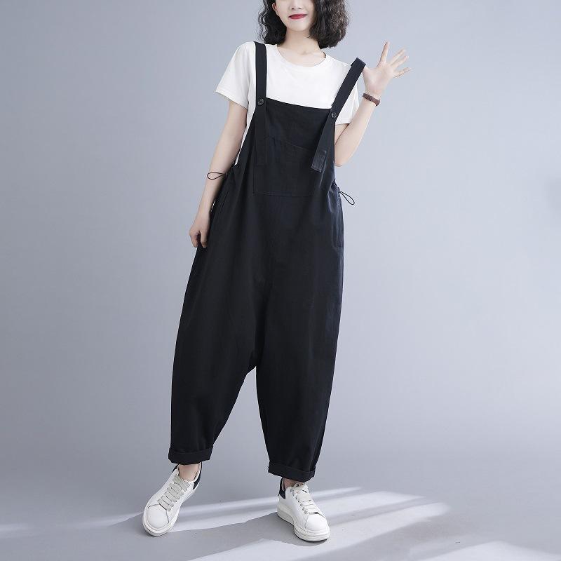 Summer Causl Loose Plus Sizes Jumpsuits-STYLEGOING