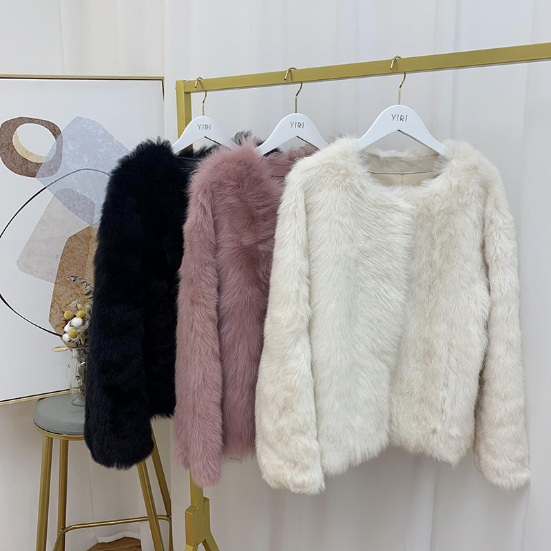 Warm Fur Short Coats for Women