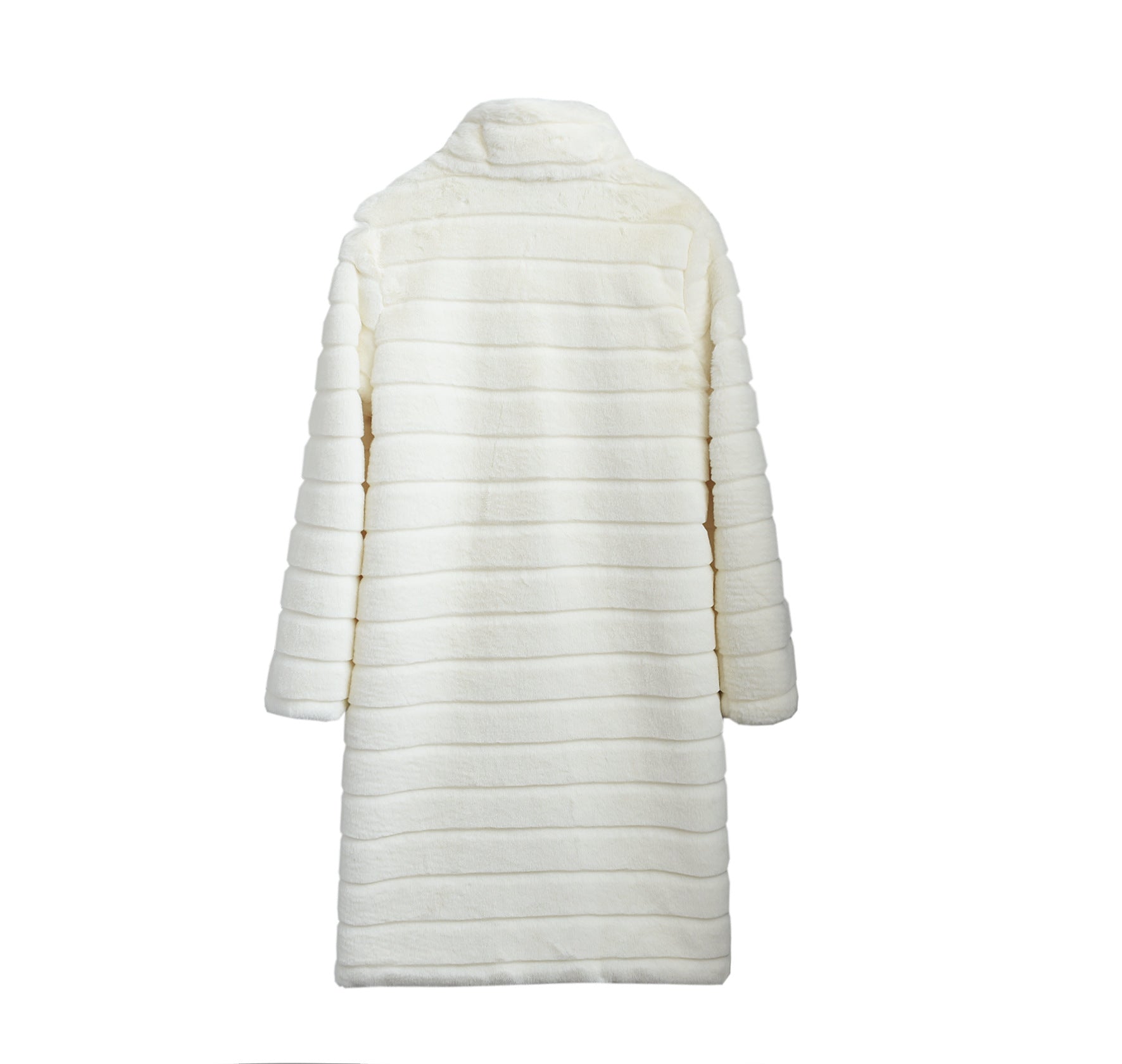 Fashion Artificial Fur Winter Long Overcoats for Women