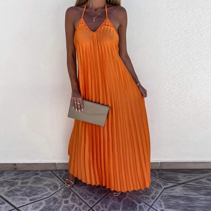 Summer Halter Backless Dresses