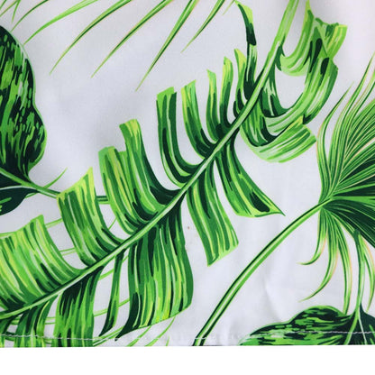 Casual Leaf Print Two Pieces Women Suits