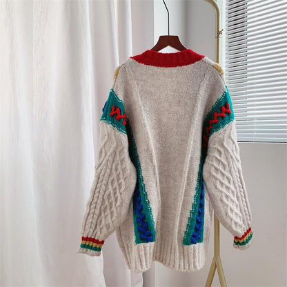 Thicken Warm Knitting Cardigan Sweaters for Women