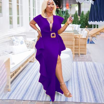 Sexy Irregular Plus Sizes Party Dresses for Women