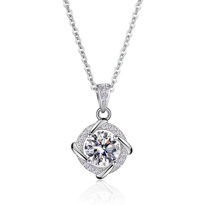 Fantasy Sterling Sliver Clavicle Necklace　　
