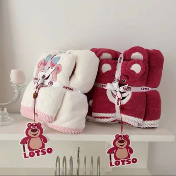 Animal Design Fast Drying Towel and Bath Towel Sets