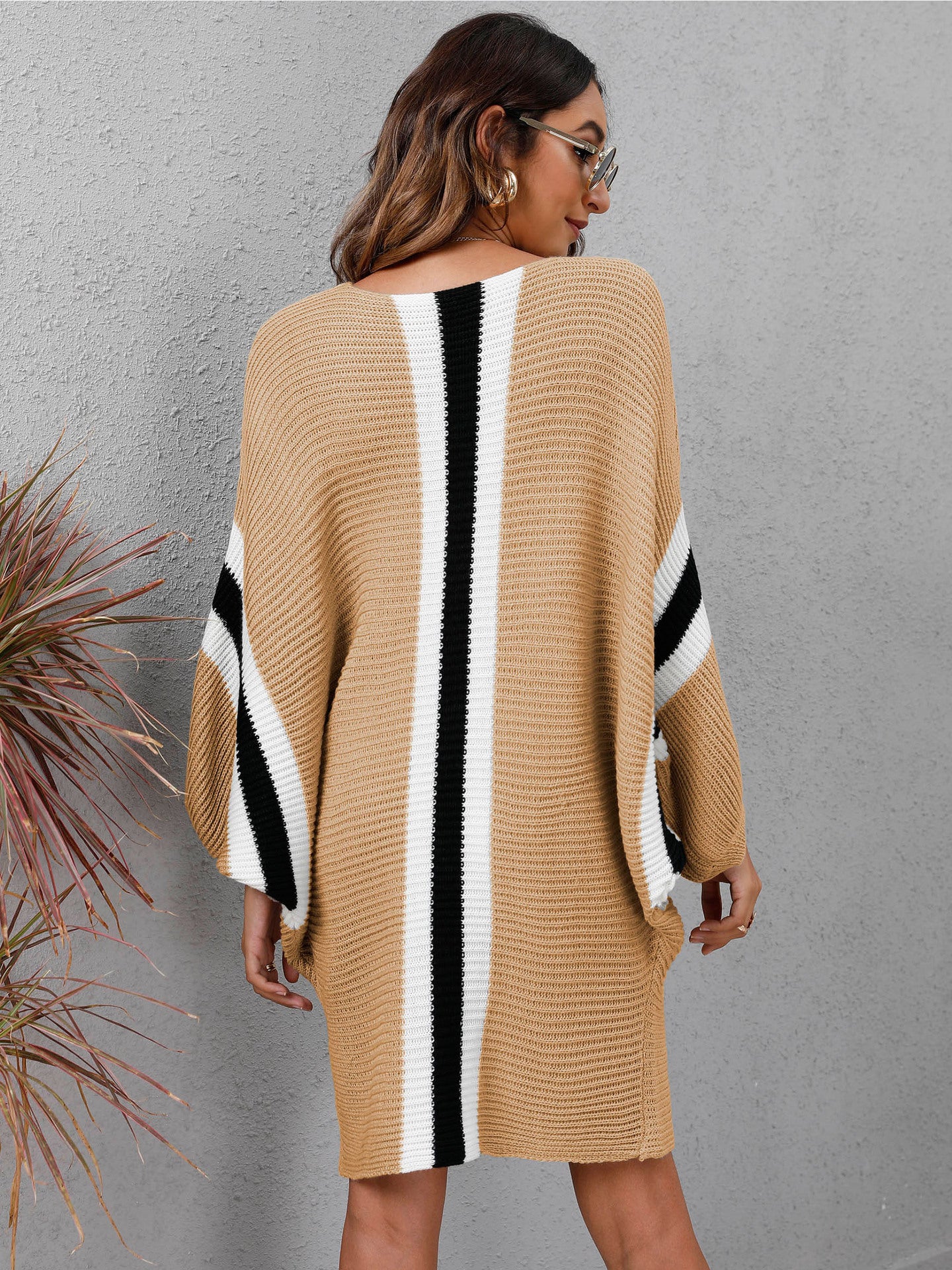 Casual Knitting Bat Sleeves Knitting Sweaters for Women